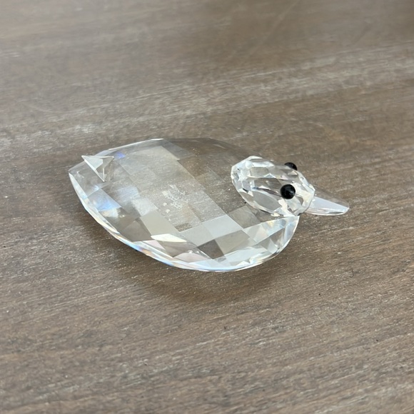 SWAROVSKI Duck w Silver Beak Med Crystal Figurine - Picture 5 of 7